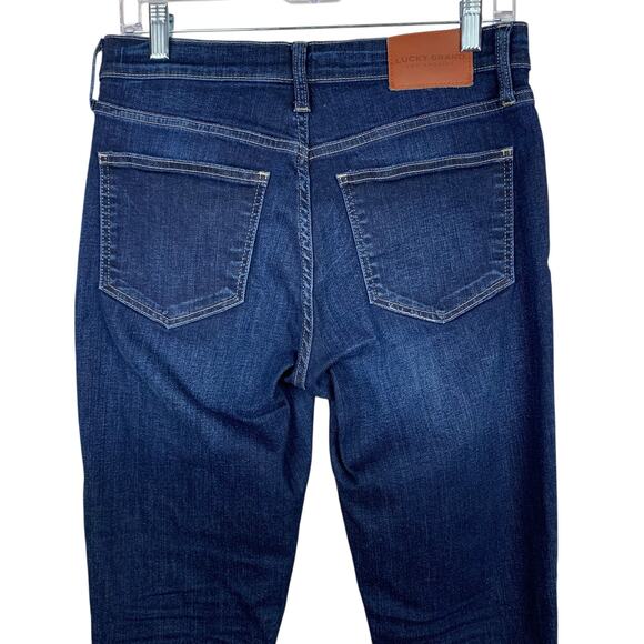 Lucky Brand Ava Mid Rise Skinny Jeans Stretchy Blue Dark Wash Women’s 8 29 - Picture 5 of 10
